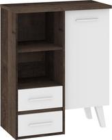 Eleganti „Nordis NOR-10“ lentyna su stalčiais – ąžuolas Grange / balta