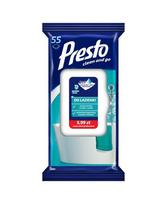 Presto drėgnos vonios servetėlės, 55vnt