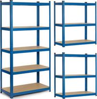 Humberg Regał metalowy magazynowy 180x90x40cm (4848)