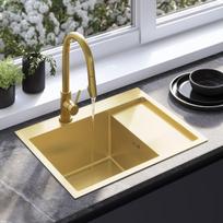 Kriauklė Rea Fin 62 Brush Gold