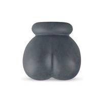 Ball Pouch Boners 55-BON024 Skystas silikonas, tamprus, juodas