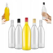 10x Stiklinės "iskra" buteliai 500ml – naminiams gėrimams
