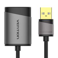 Audio adapter - Vention USB išorinis garso plokštė 0.15m 16-bit 44.1-48kHz pilka