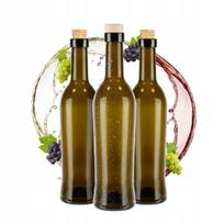 10x Stiklinės butelės Toscana 500ml - vynui, likeriams, aliejui