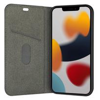 dbramante1928 - Flip-Hlle fr Mobiltelefon - recyceltes Kunstleder - Schwarz - fr Apple iPhone 13 Pro Max