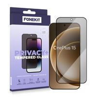 FoneKit Privacy+ Full Cover screen protector, OnePlus 15 (6438148065577)