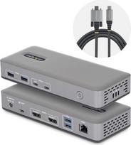STARTECH.COM USB-C Dockingstation Dual 4K 60Hz DisplayPort MST Dock 100W Power Delivery Laptop-Ladung 1GbE treiberlos Windows (201UE-USBC-DOCK)