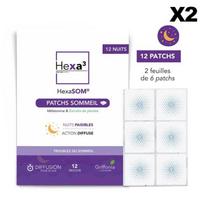HexaSOM Melatonino pleistrai, Miego 5 pakuotės