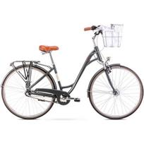Romet Art Deco Classic with front basket 2025 Gray (L)