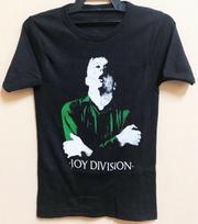 70-ųjų stiliaus JOY DIVISION IAN CURTIS ROKO TŪRO marškinėliai Juodi Unisex S-5XL 1H0148 Unisex marškinėliai XXXL black
