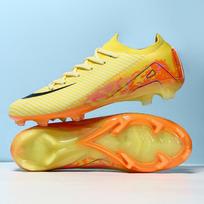New Men Football Boots Cleats Long Spikes Outdoor Sport Soccer Shoes Adult Training Boys Non Slip Breathable Match Comfortable 35