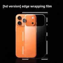 For iPhone 17 Pro Max 16 Plus 15 14 13 12 11 2IN1 HD Side Frame+Back Protective Film For iPhone 17 Pro Air Border Hydrogel Film iPhone17