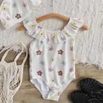 Girls baby cute one-piece swimsuit new girls sunscreen rc swimsuit children's vacation swimsuit 80
