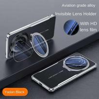 Case for Huawei P80 P70 Ultra Mate 80 70 60 Pro+ RS Honor Magic 8 7 Pro with Lens Invisible Bracket Holder & Leather Back Cover Phone Bumpers Huawei P80 Pro raudona