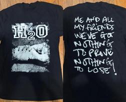 2 Sides Nothing to Prove Tour H2O Band TShirt Black Unisex Size S-5XL 1J0566 Unisex T-Shirt L