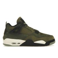„Air Jordan 4 Retro SE Craft Olive“ vyriški sportbačiai, žalios, vidutinės alyvuogės, šviesiai vanilinės spalvos FB9927-200 44
