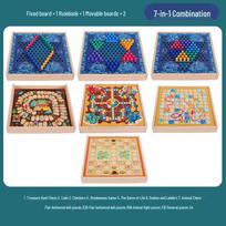 Brangdy 7-in-1 Educational Board Game Set