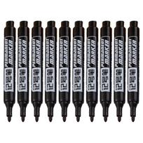 10 Pcs Oily Non-Erasable Waterproof Markers Brush Pen Sketch Based Markers Drawing Pens Art Supplies Designer Paint Pen raudona