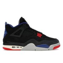 Air Jordan 4 Retro Rare Air - Balti užrašai Vyriški sportbačiai Juodi Ugnies raudoni Giliai karališki mėlyni FV5029-003 43