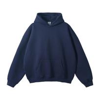 Men's & Women's Loose Autumn/Winter Velvet Hooded Sweatshirt – Trendy Drop Shoulder Pure Color Jacket L