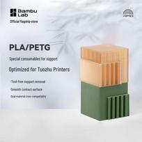 Bambu Lab PLA/PETG Dvigubo palaikymo 3D spausdintuvo gija CN kištukas (adapteris įtrauktas)