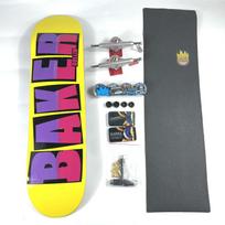 Baker Riedlentė Pilnas Rinkinys 100% Kanados Klevas Dvigubas Rocker 7.75/8.0/8.125/8.25/8.3/8.5 Colio Dydis Pro Skate Aukštos Kokybės geltona
