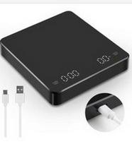 Smart Rechargeable Kitchen Coffee Scale 3kg, Accurate to 0.1g with Timer and Fast Charging