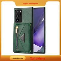 Samsung S24ultra S23 A53 dėklas-krepšys su kortelių dėklu, kišene su užtrauktuku ir virvele S26 Plus juoda