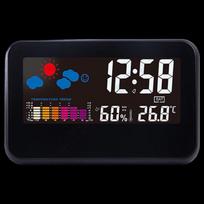 Brangdy Luminous Weather Forecast Clock juoda