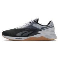 Reebok Nano X3 Patogūs Smūgius Sugeriantys Patvarūs Žemi Treniruočių Batai Unisex Sportbačiai Juodi Pilki 100033782 42.5