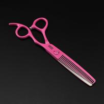 6.0 inch Waldorf, half body black personality, hair scissors, haircut scissors, flat cut bangs scissors 05-7 6.0inch half black straight shears