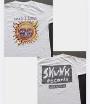 90-ųjų Sublime grupės marškinėliai, Skunk Records, pakartotinai išleisti, dvipusiai marškinėliai, Unisex marškinėliai S