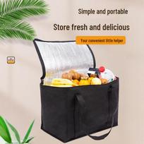 Ypač storas šilumos izoliuotas šaldymo krepšys šaldytiems maisto produktams ir pietų dėžutėms white