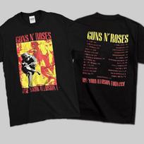 1991 m. vintažiniai „Guns N Roses Use Your Illusion IT“ marškinėliai, S-2XL, dvipusiai unisex marškinėliai XXL