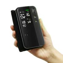 Automatic Upper Arm Blood Pressure Monitor Portable Digital Tonometer with Bluetooth Large LED Display Adjustable Large Cuff Sphygmomanometer