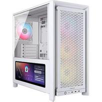 Corsair FRAME 4000D LCD RS ARGB, Tempered Glass, White CC-9011327-WW