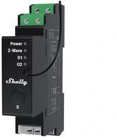 Shelly Wave Pro 2PM LR dviejų kanalų Z-Wave DIN bėgio valdiklis