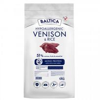 BALTICA Nutraceutic Hypoallergenic Small breeds Venison with rice – sausas maistas šunims – 12kg