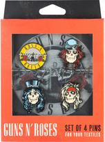Ženkliukų rinkinys GUNS N’ ROSES, 4 vnt.
