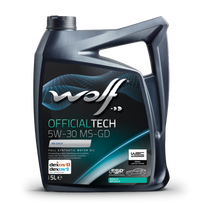 Variklio alyva WOLF OFFICIALTECH 5W30 MS-GD 5L