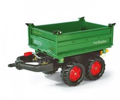 "rolly Toys" 122202 "rolly" - Mega Priekaba Tamsiai žalia 2 Ašių Ratai