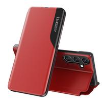 Elegantiškas Dėklas Su Atlenkiamuoju Dangteliu "samsung Galaxy A36 Eco Leather View Case" - Raudonas
