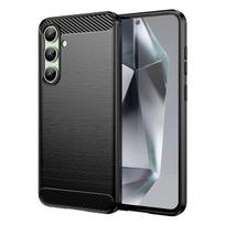 Silikoninė įmautė "samsung Galaxy S24 Fe Carbon Case" - Juoda
