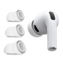 Ausų Pagalvėlės "airpods Pro 3", S / M / L Dydžio, Baltos Spalvos - 6 Vnt.