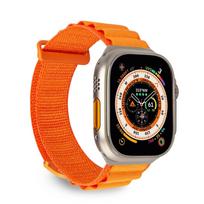 Nailoninis Dirželis, Skirtas "apple Watch" 42 44 45 49 Mm Extreme - Oranžinis