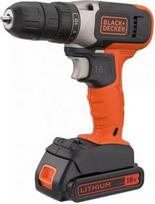 BLACK & DECKER | Cordless Drill Driver | BCD001C2-QW | 18 V | 2x1.5 Ah | Lithium BCD001C2-QW | 5035048740453