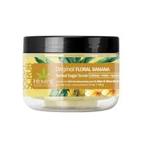 HEMPZ ORIGINAL FLORAL BANANA HERBAL SUGAR kūno šveitiklis, 176 g