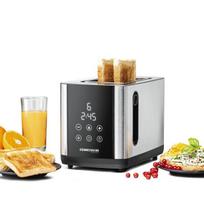 Skrudintuvas Rommelsbacher TO 850 dviejų riekelių skrudintuvas, 850 W, juodas / nerūdijančio plieno