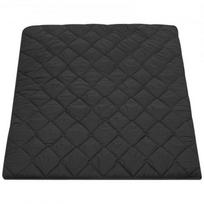 Tatami kilimėlis, sulankstomas futonas čiužinys 203,2x137,2x8,9 cm, juodas, su laikymo funkcija