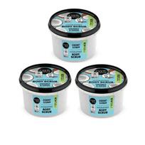 Drėkinantis kūno šveitiklis Organic Shop Coconut, 3x250 ml